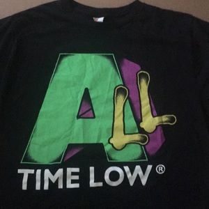 Vintage RARE All Time Low + MTV Print Tee